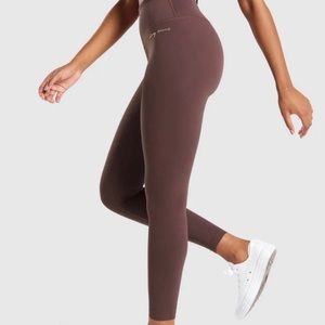 Gymshark Whitney Simmons Cherry Chocolate Leggings